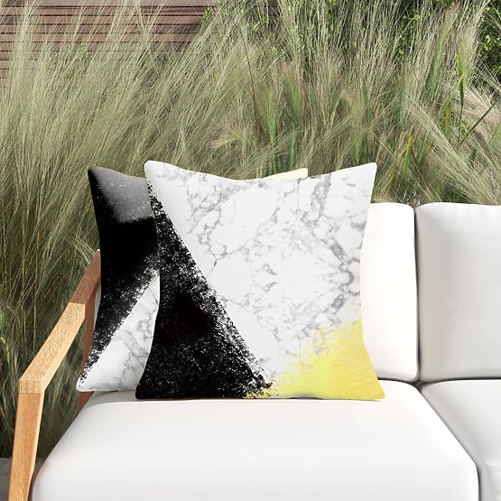 3D-Kissenbezug - Mehrfarbig