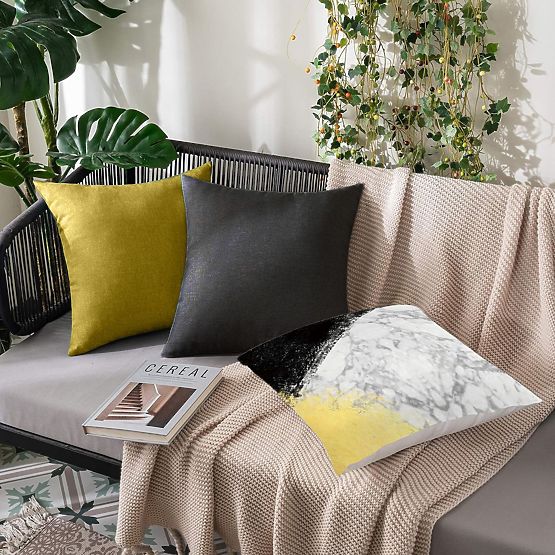 3D-Kissenbezug - Mehrfarbig