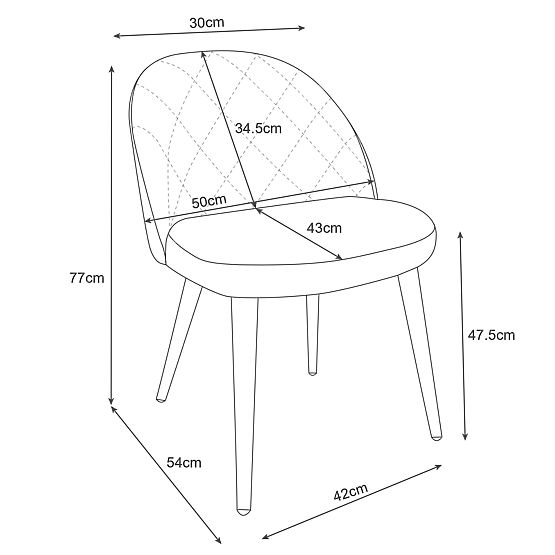 4x Samtgepolsterte Stühle SJ.077 Flaschengrün