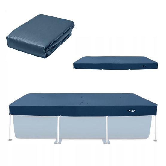 Abdeckplane Unterlage für Rahmenpool 2,6x1,6m Intex 28036