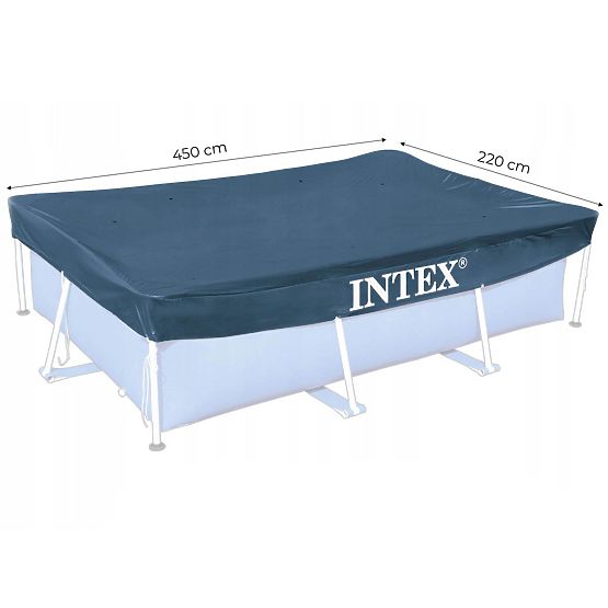 Abdeckung für Rahmenpool 450x226cm INTEX