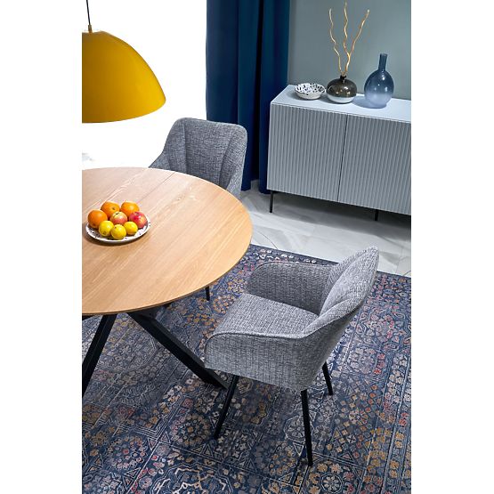 ACORD ausziehbarer Tisch, natur/schwarz (2p=1 Stück)