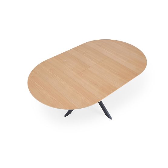 ACORD ausziehbarer Tisch, natur/schwarz (2p=1 Stück)