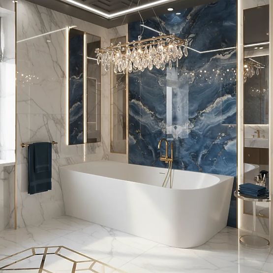 Acryl-Eckbadewanne BELLANTO SLIM 170 Links
