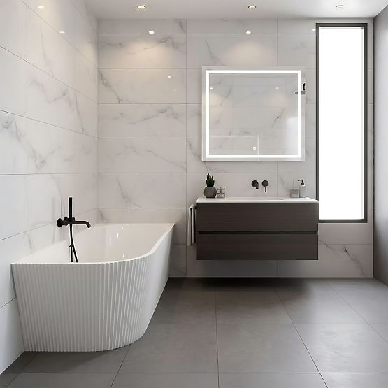 Acryl Eckbadewanne WENUS RECHTS 170