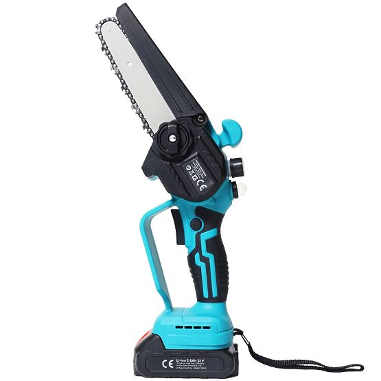 Akku-Kettensäge Mini Handsäge bürstenloser Motor 21V + Koffer