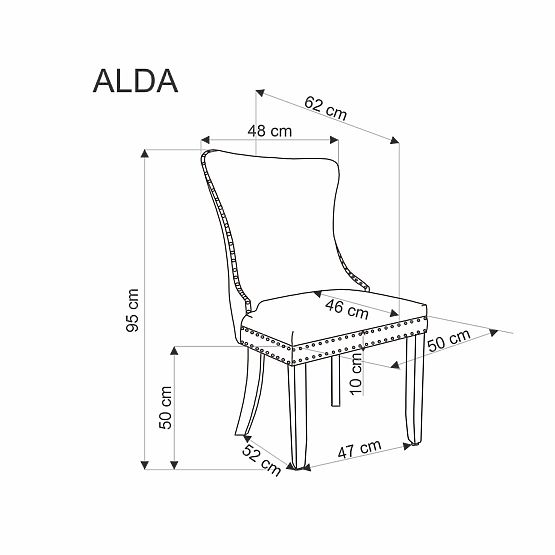 ALDA Stuhl beige (1p=2Stk)
