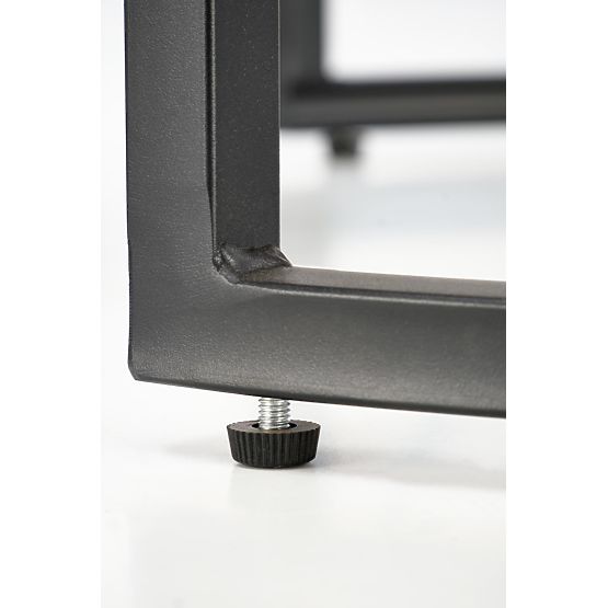 ALEXANDRA Set aus 2 Tischen, schwarzer Marmor / Schwarz