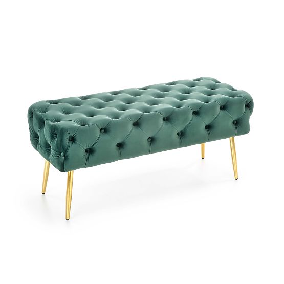 ATHENA Bank dunkelgrün / gold