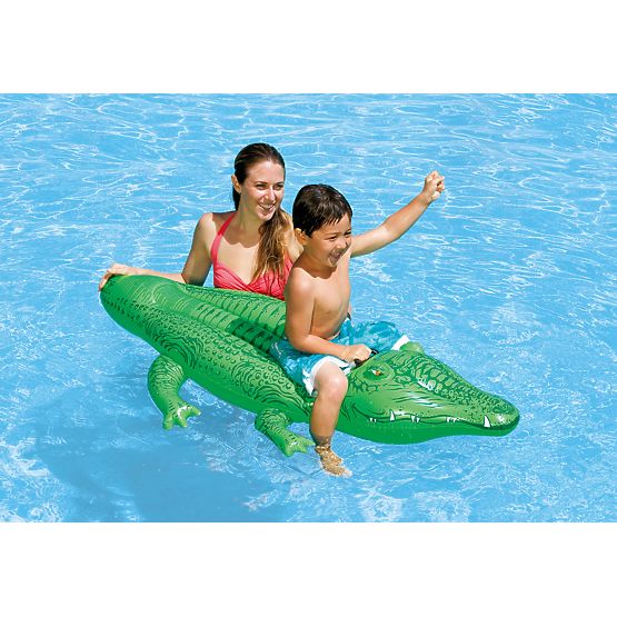 Aufblasbare Alligator-Schwimmmatratze 168 cm INTEX 58546