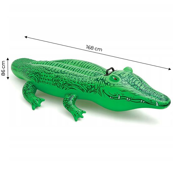 Aufblasbare Alligator-Schwimmmatratze 168 cm INTEX 58546