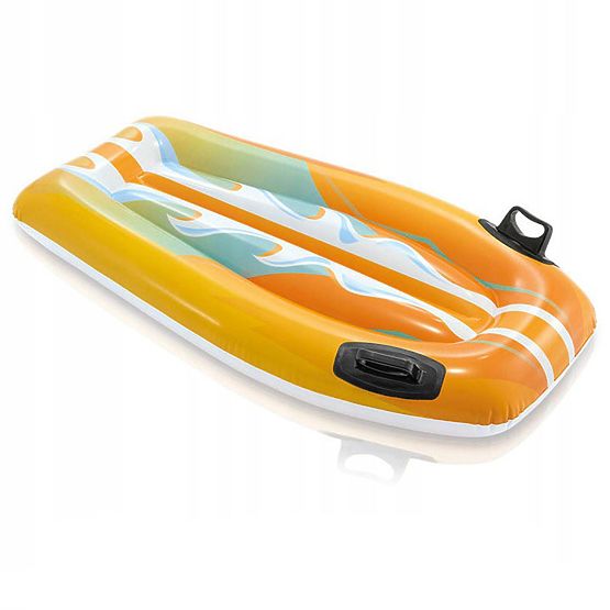 Aufblasbares Schwimmbrett mit Griffen für Kinder INTEX 58165 ORANGE
