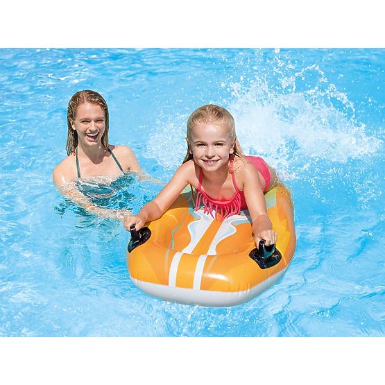 Aufblasbares Schwimmbrett mit Griffen für Kinder INTEX 58165 ORANGE