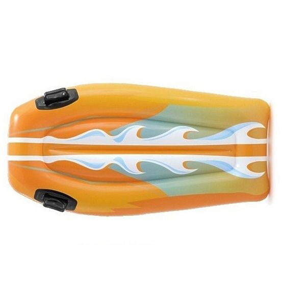 Aufblasbares Schwimmbrett mit Griffen für Kinder INTEX 58165 ORANGE