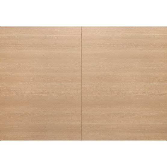 Ausziehbarer Tisch GIACOMO, Platte - natur, Beine - schwarz (2p=1 Stk)