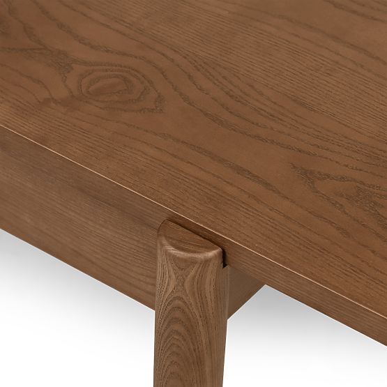 Ausziehbarer Tisch Iselio 160-200 cm, rechteckig, braun