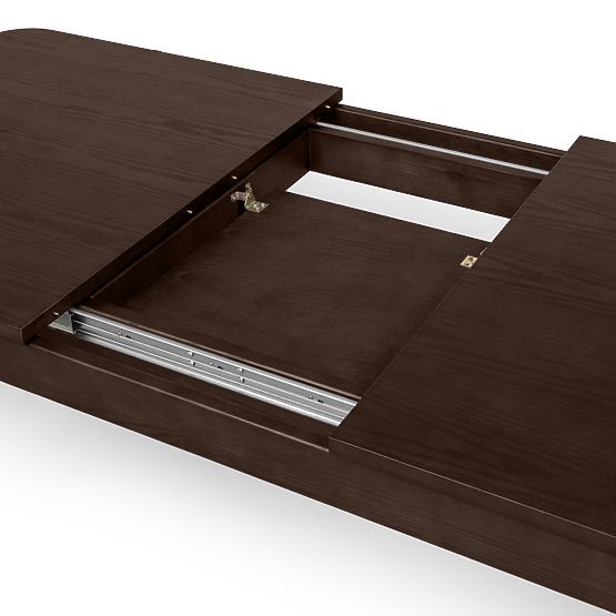 Ausziehbarer Tisch Iselio 160-200 cm, rechteckig, Walnuss