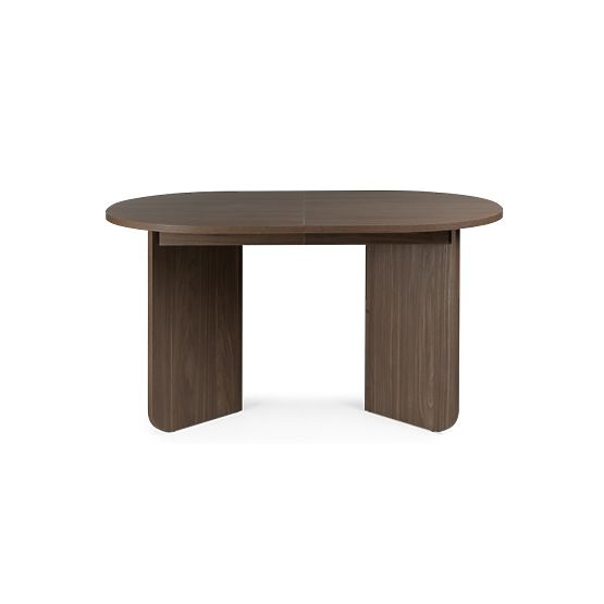 Ausziehbarer Tisch Mou 140-200 cm, Lincoln-Nussbaum, ovale Platte