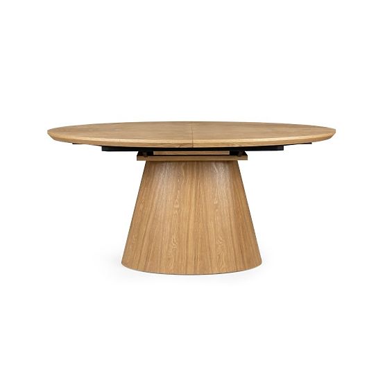 Ausziehbarer Tisch Solan 160-200 cm, oval, natur