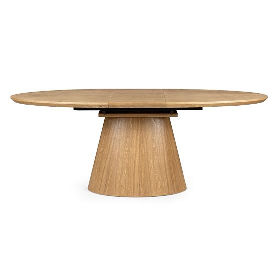 Ausziehbarer Tisch Solan 160-200 cm, oval, natur