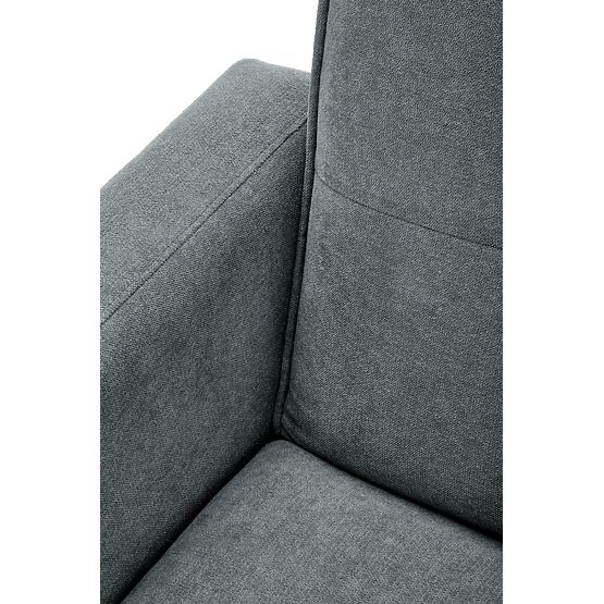 Ausziehbares Sofa CORNELIUS mit Ecksofa-Funktion grau (1p=1Stk)