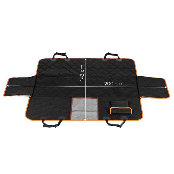 Autoschutzdecke für Hunde Rücksitz universelle Größe