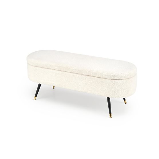 AVEIRO Bank mit Stauraum, creme