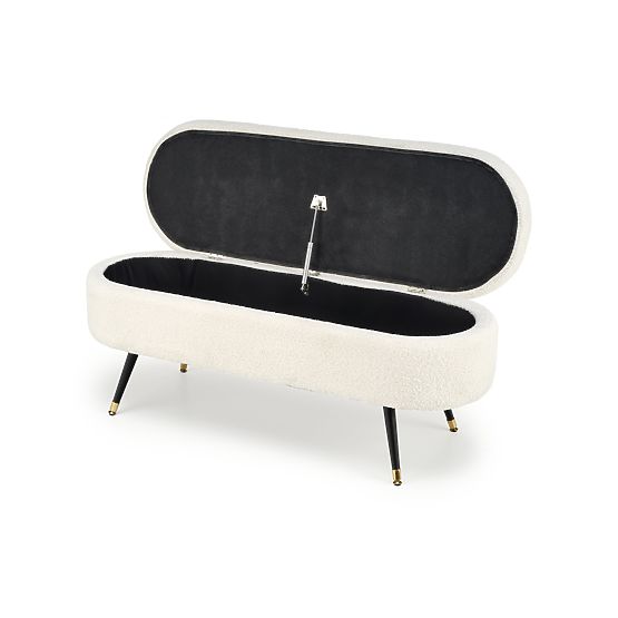 AVEIRO Bank mit Stauraum, creme