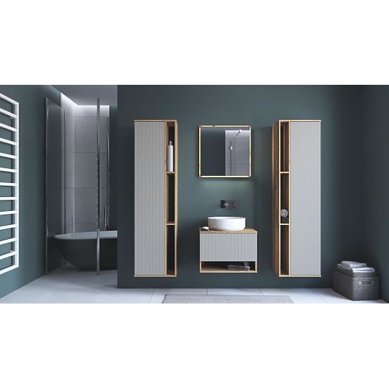 AVIOLA Unterschrank für Waschbecken 60/1S Eiche Artisan (1p=1Stk)