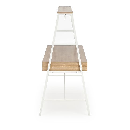 B48 Schreibtisch Eiche Sonoma / Weiß