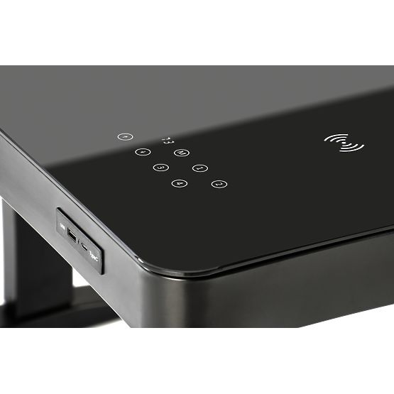 B52 Tisch mit Höhenverstellung, schwarz (2p=1Stk)