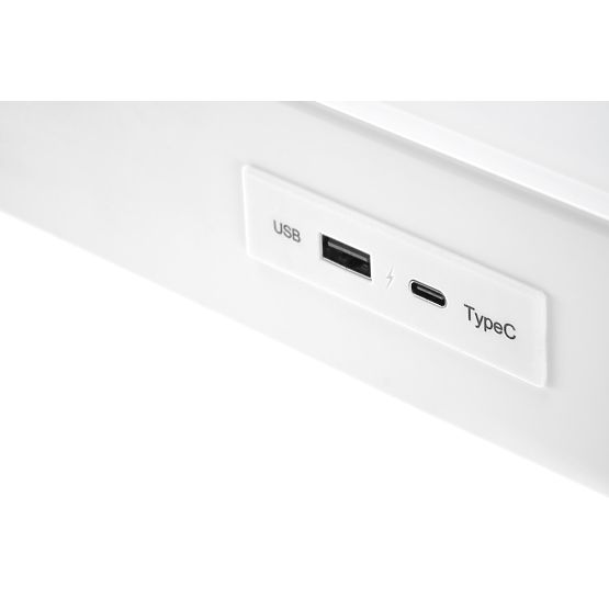 B52 Tisch mit Höhenverstellung, weiß (2p=1Stk)