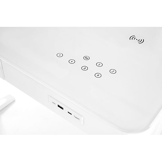 B52 Tisch mit Höhenverstellung, weiß (2p=1Stk)