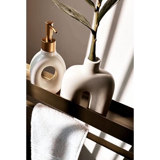 Badezimmerablage für die Badewanne SF01 45cm gebürstetes Gold