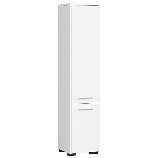 BADEZIMMERSCHRANK FIN HOCHSCHRANK 30 2D 140cm WEISS