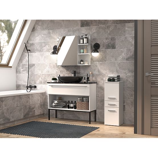 Badezimmerschrank Nel V DDS WEISS