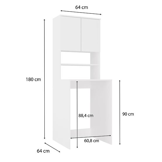 Badezimmerschrank Pola MULTI WEISS