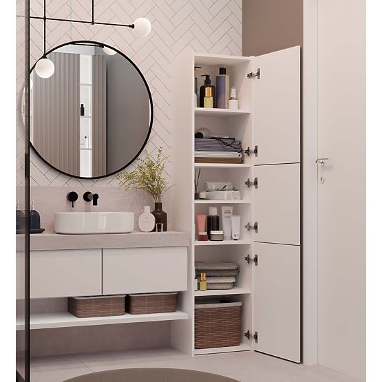 Badezimmerschrank Sara S43 WEISS