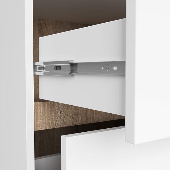 BADEZIMMERSCHRANK UNTER WASCHBECKEN VAMI W90 2SZ 2P PK WEISS / EICHE SONOMA