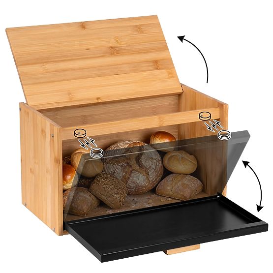 Bambus-Brotkasten CHARLES