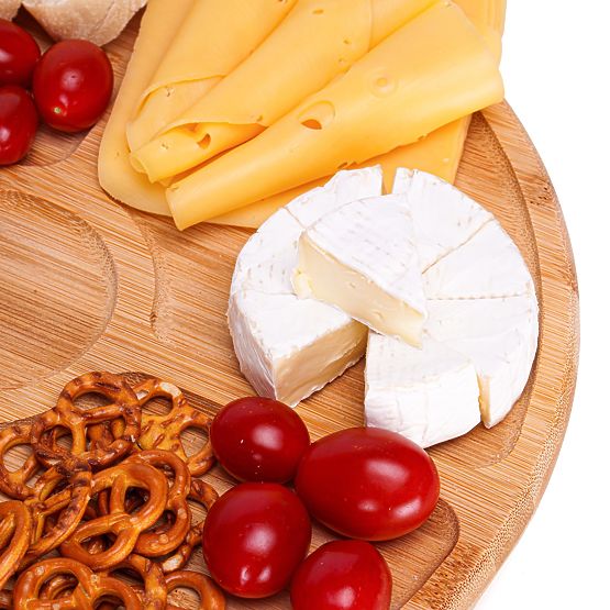 Bambus-Snack- und Käseplatte Gracja