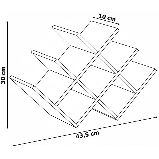 Bambus-Weinregal SOLARIS natur