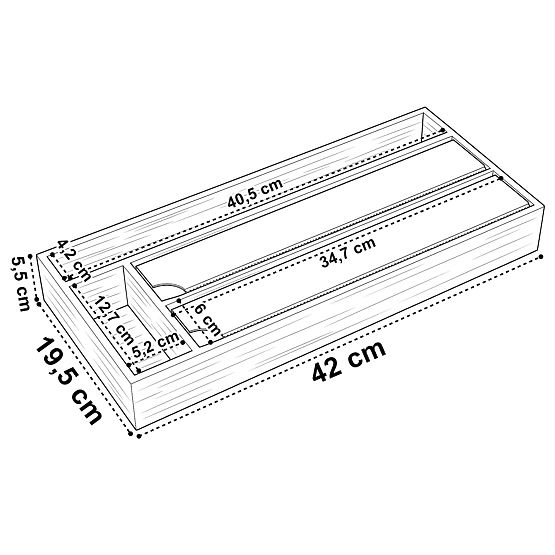Bambusfolie-Spender BORDE