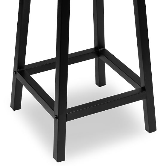 Barhocker Flint Rustikaler Loft Industrieller Gealterter Eiche