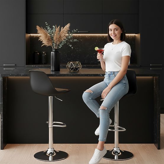 Barhocker Ricardo schwarz