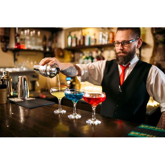 Barkeeper-Set CHESTER verchromt 12 Teile