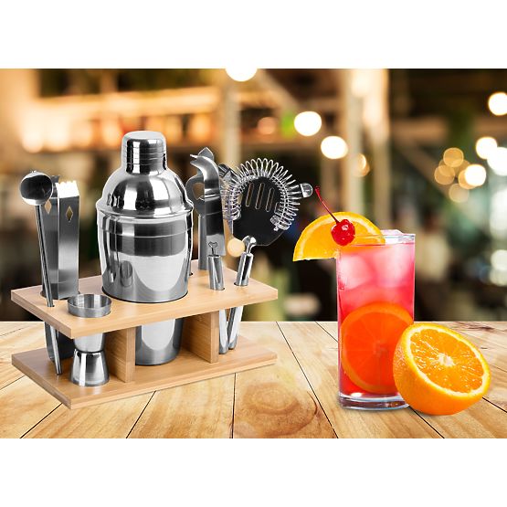 Barkeeper-Set Glasgow 9-teilig