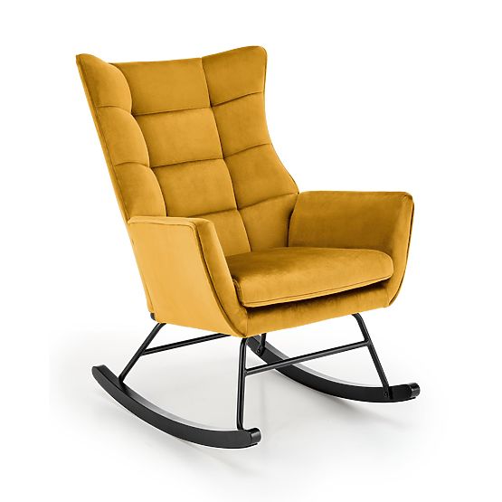 BAZALTO Schaukelstuhl Senfgelb (1p=1Stk)