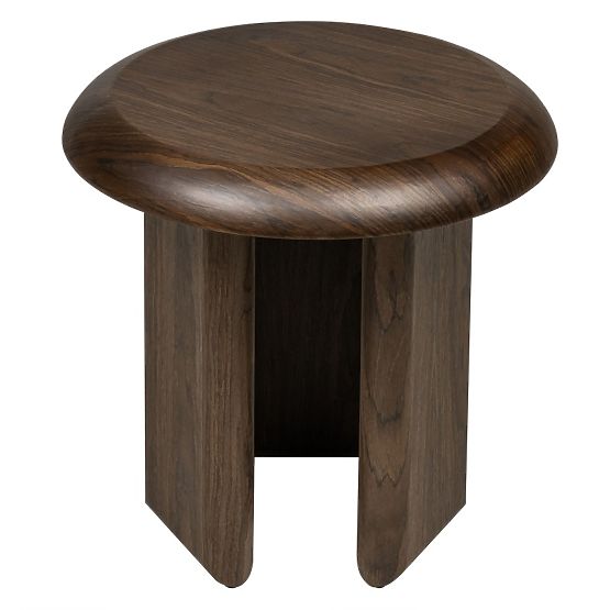 Beistelltisch Keo 50 cm, dunkle Walnuss