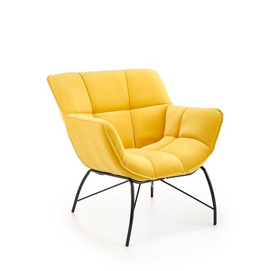 BELTON gelber Relaxsessel (1p=1 Stk)